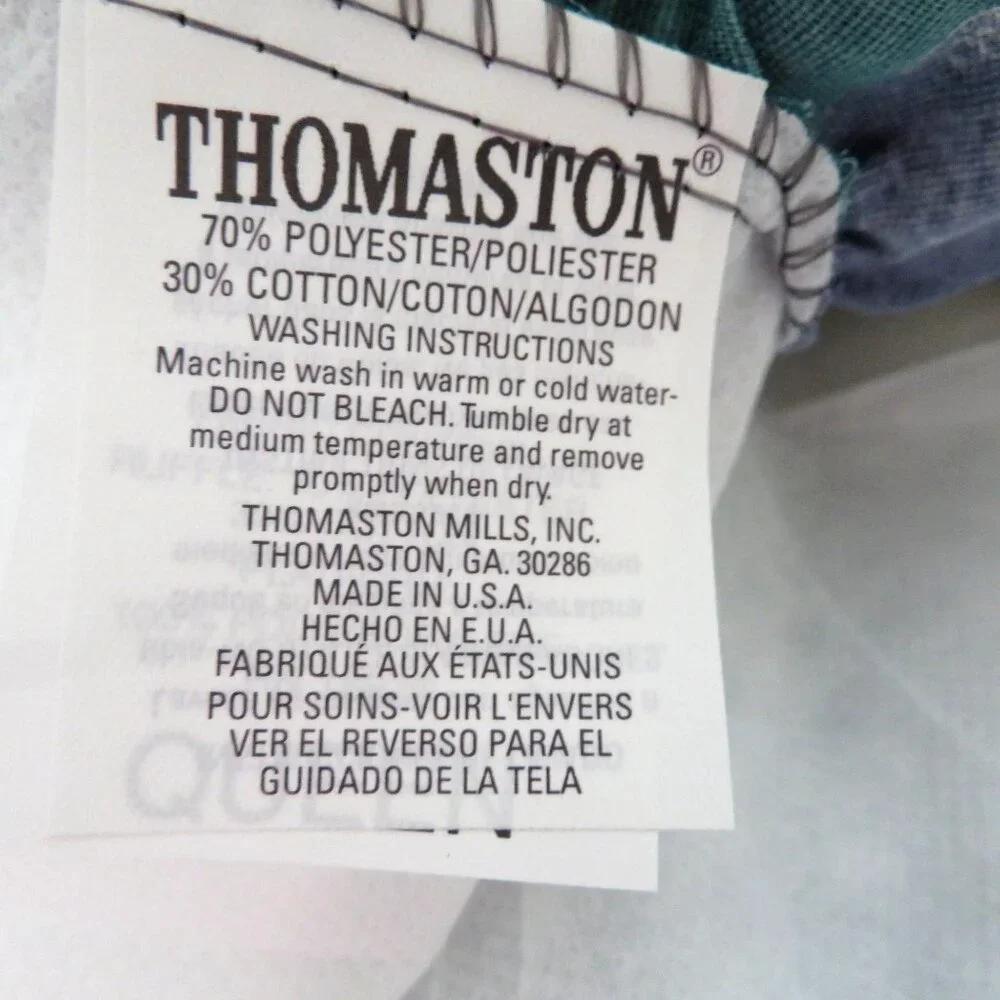 Vintage Thomaston Queen Size Bed Skirt Multi-Color Ruffle 13